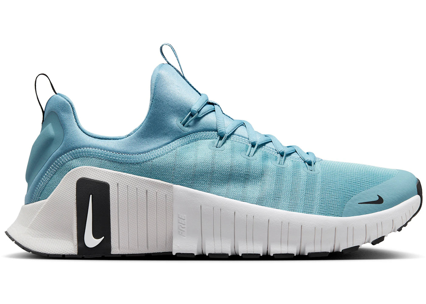 Nike Free Metcon 6 Denim Turquoise Black Vast Grey White - vue secondaire A