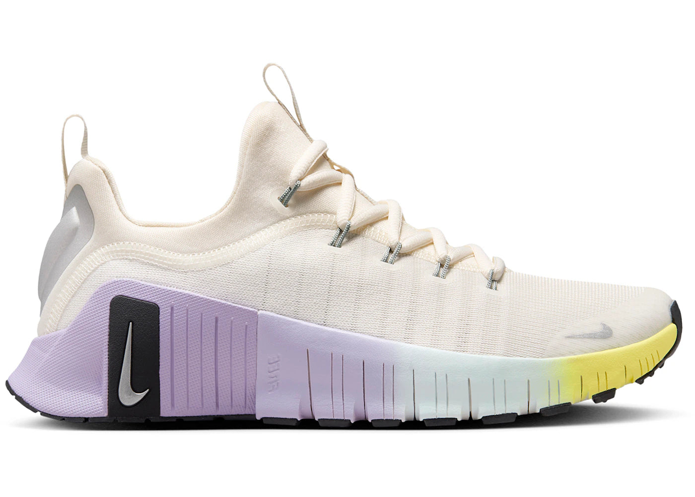 Nike Free Metcon 6 SE Phantom Black Hydrangeas Metallic Silver (Women's) - vue 360