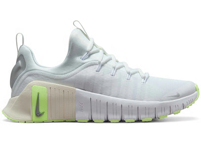 Nike Free Metcon 6 White Barely Volt Silver Metallic (Women's)
