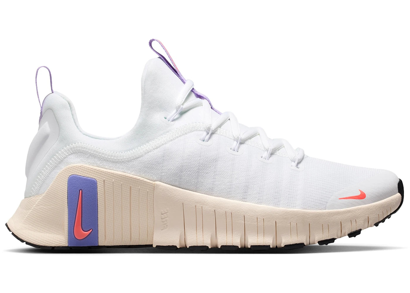 Nike Free Metcon 6 White Violet Mist Chalk Lava (Women's) - vue 360