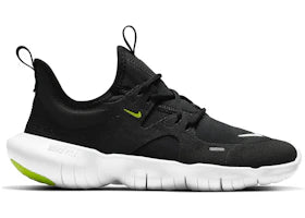 Nike Free RN 5.0 Black Volt White (GS) - vue 360