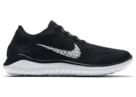 Nike Free RN Flyknit 2018 Black (Women's) - vue 360