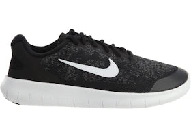 Nike Free Rn 2017 Black White Dark Grey (GS) - vue 360