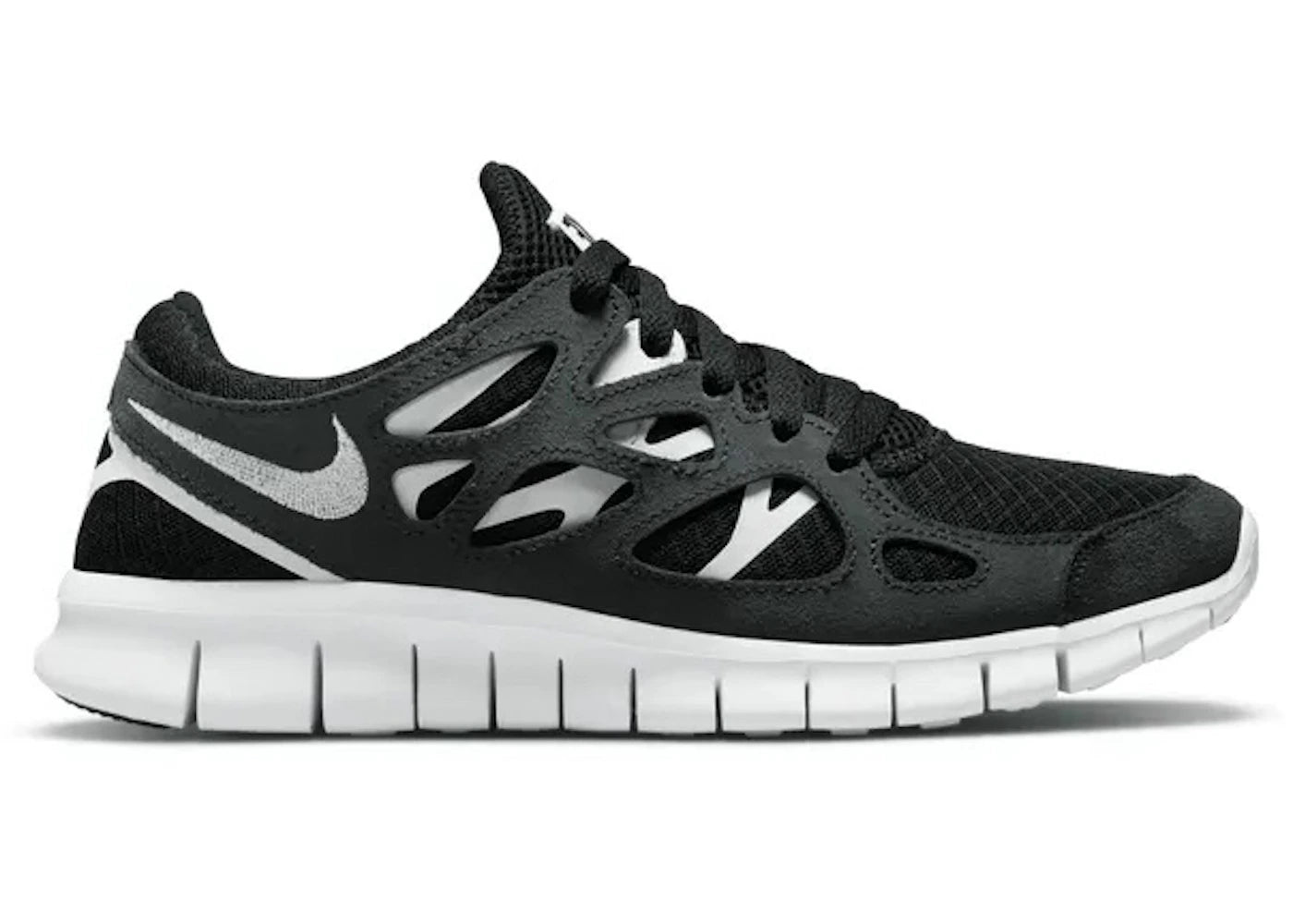 Nike Free Run 2 Schwarz Off Black (Damen) - vue 360