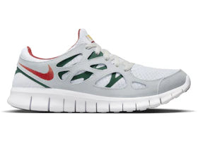 Nike Free Run 2 Grey Cinnabar Gorge Green