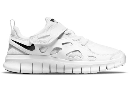 Nike Free Run 2 White Black (PS) - authentic Nike sneakers