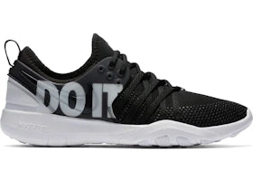 Nike Free Tr 7 Premium Just Do It Black White (Women's) - vue 360