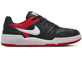 Nike Full Force Low Black University Red White - authentic Nike sneakers