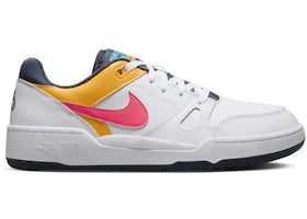 Nike Full Force Low White Thunder Blue Dusty Cactus Racer Pink - authentic Nike sneakers