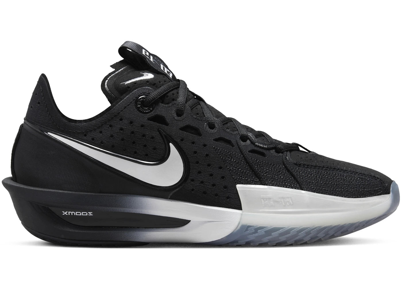 Nike GT Cut 3 Black Iron Grey Dark Smoke Grey White (Women's) - vue secondaire A