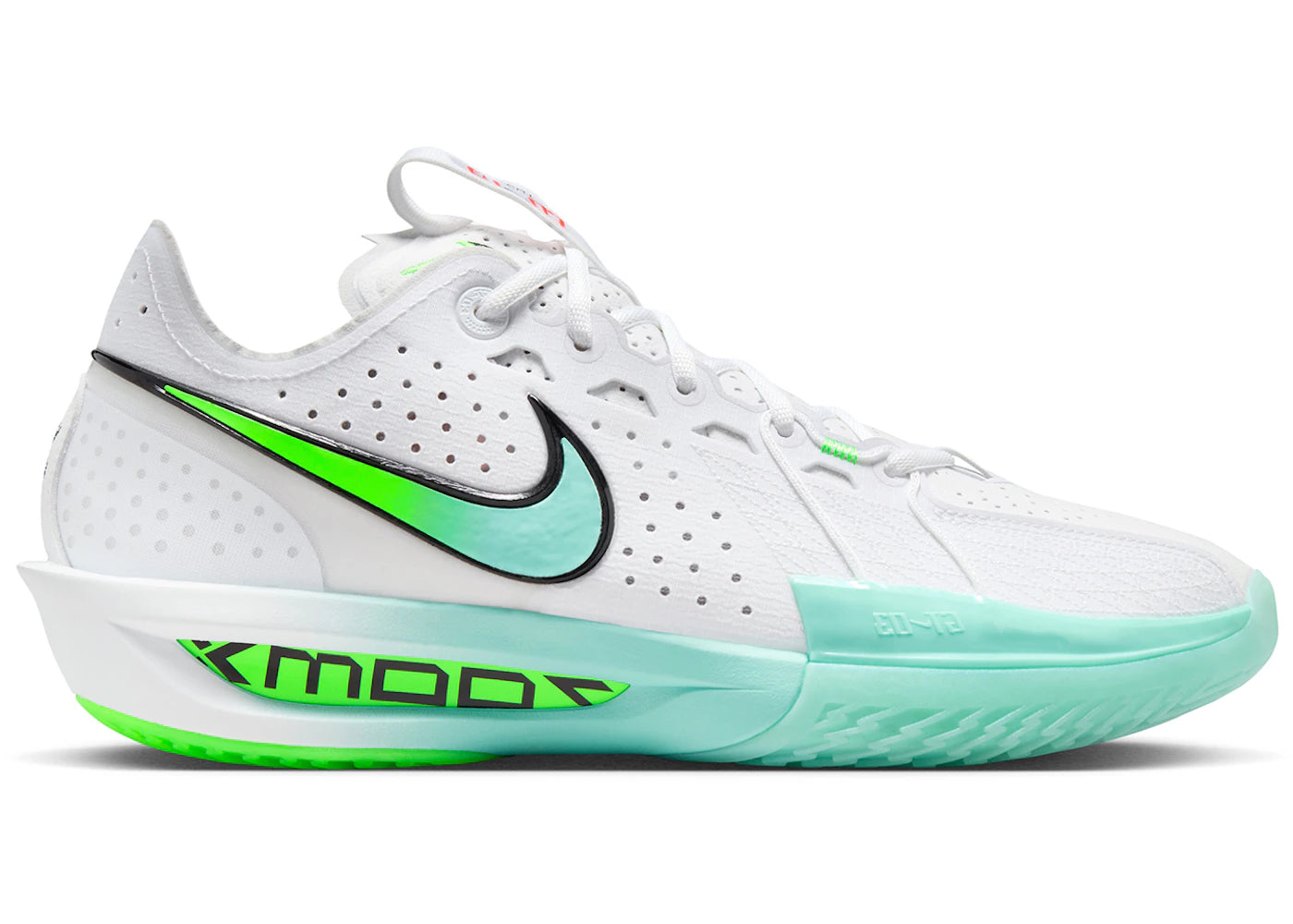 Nike GT Cut 3 White Bleached Turquoise sneakers - authentic Nike shoes
