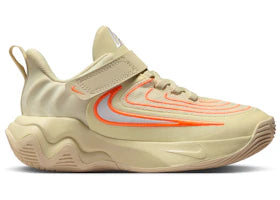 Nike Giannis Immortality 4 Light Khaki Alabaster Total Orange White (PS) - vue 360