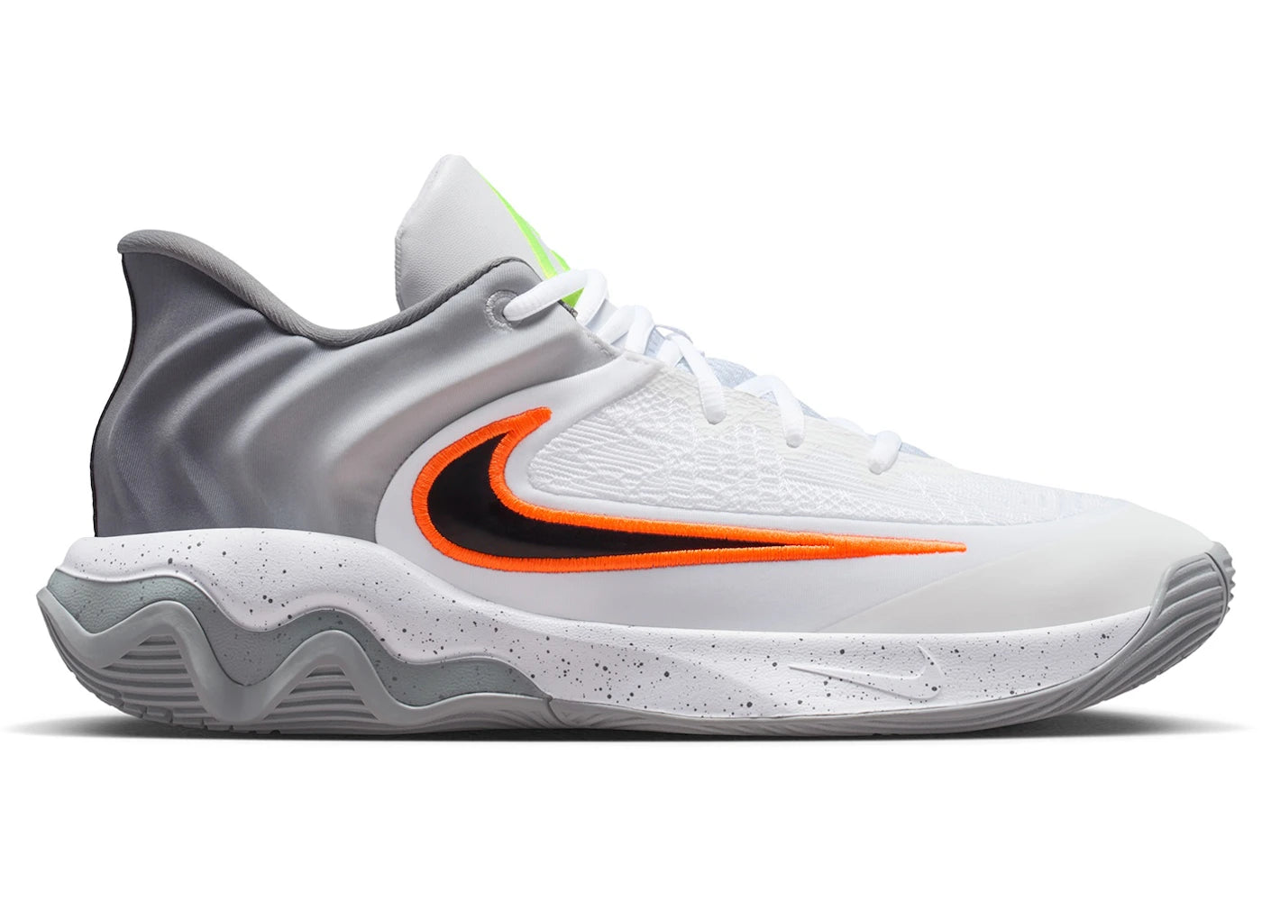 Nike Giannis Immortality 4 White Volt Wolf Grey Black - vue 360