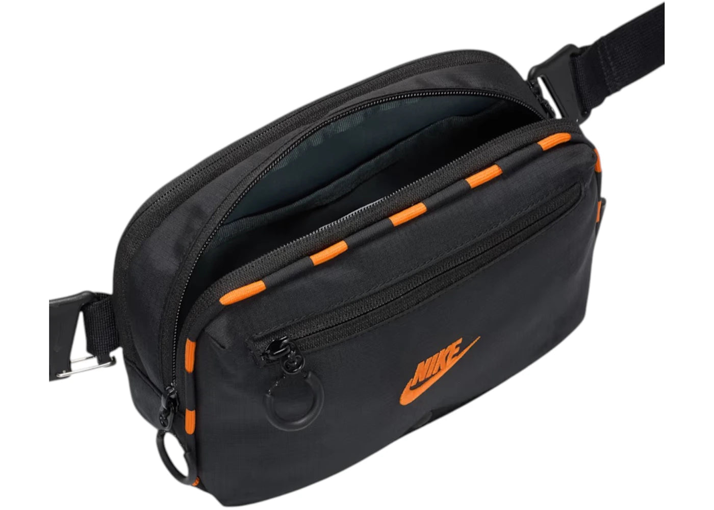 Nike Hayward Patrol Crossbody 4L Bag Black/Black/Safety Orange - vue secondaire A