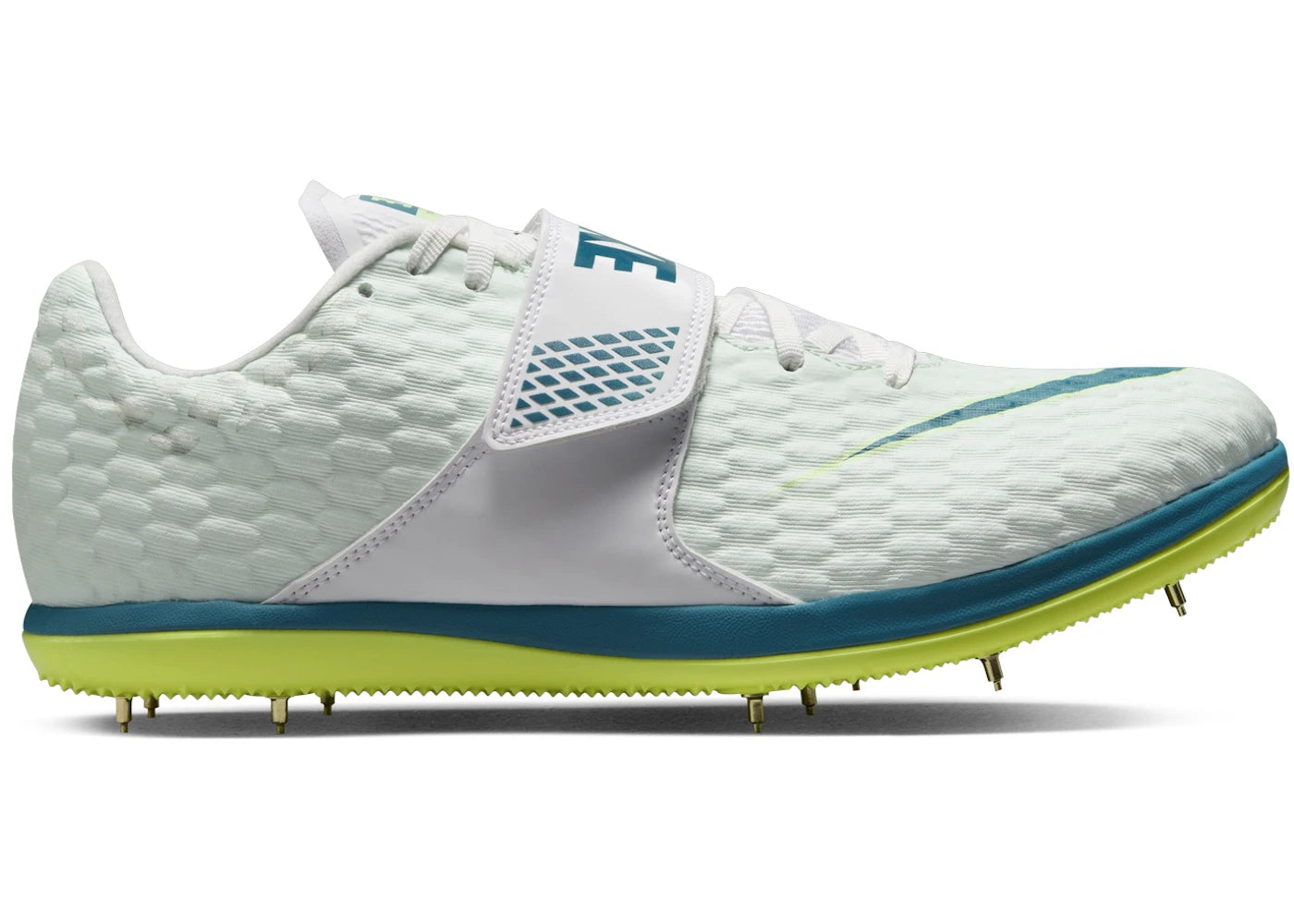 Nike High Jump Elite White Barely Green Vapor Green Bright Spruce - vue 360