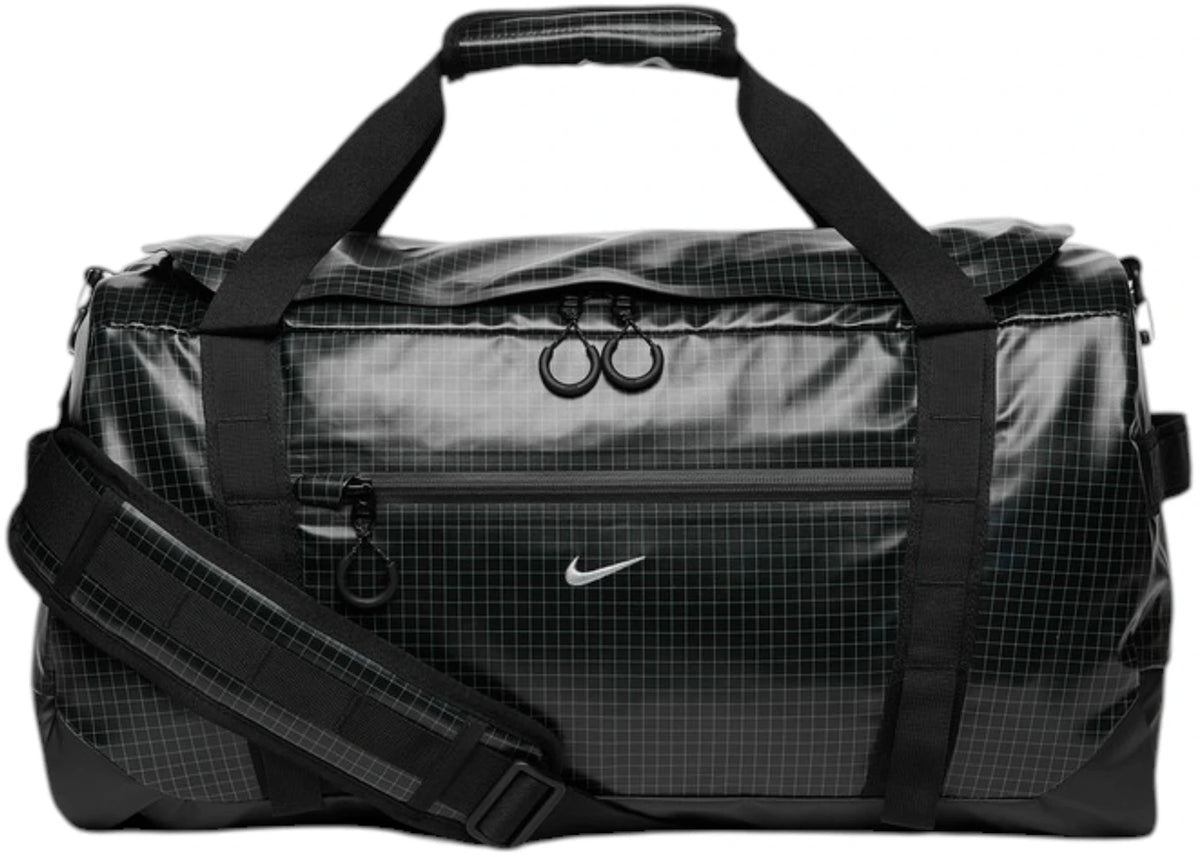 Nike Hike 50L Duffle Bag Black/Black/Light Smoke Grey - vue 360