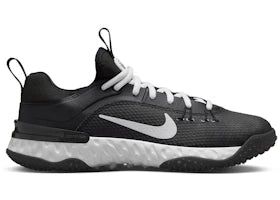 Nike Huarache 9 Elite TF LAX Black White - vue 360