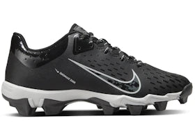 Nike Hyperdiamond 4 Keystone Black Pure Platinum Iron Grey (GS) - vue 360
