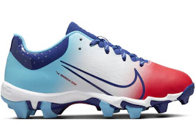 Nike Hyperdiamond 4 Keystone Light Crimson Baltic Blue White Deep Royal Blue (GS) - vue 360