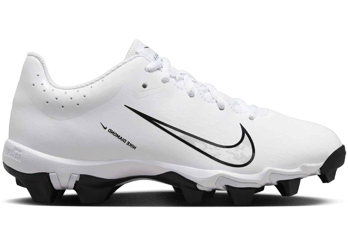 Nike Hyperdiamond 4 Keystone White Black Pure Platinum (GS) - vue secondaire A