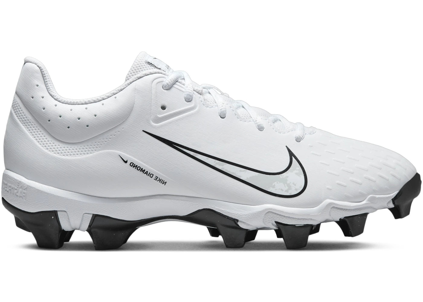 Nike Hyperdiamond 4 Keystone White Black Pure Platinum (Women's) - vue secondaire A