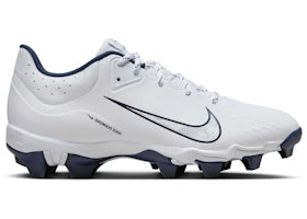 Nike Hyperdiamond 4 Keystone White Pure Platinum Midnight Navy (Women's) - authentic Nike sneakers