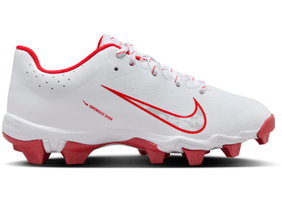 Nike Hyperdiamond 4 Keystone White Pure Platinum University Red (GS)