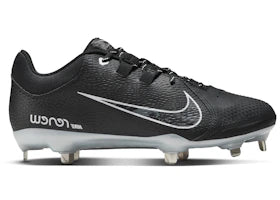 Nike Hyperdiamond 4 Pro Black Pure Platinum Iron Grey (Women's) - vue 360
