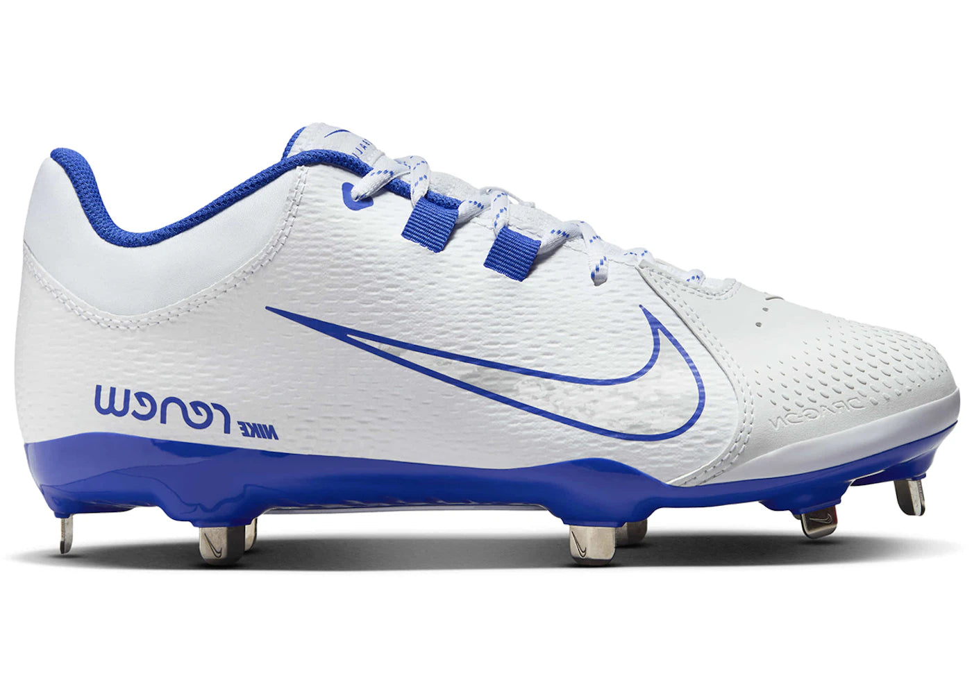 Nike Hyperdiamond 4 Pro White Hyper Royal Wolf Grey (Women's) - vue 360