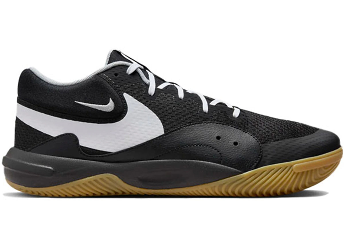 Nike Hyperquick Black White Flat Silver - vue secondaire A