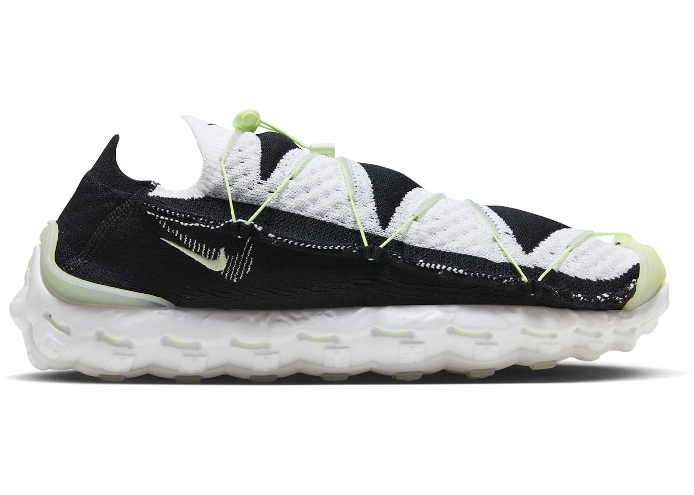 Nike ISPA Mindbody Black White Barely Volt - vue secondaire A