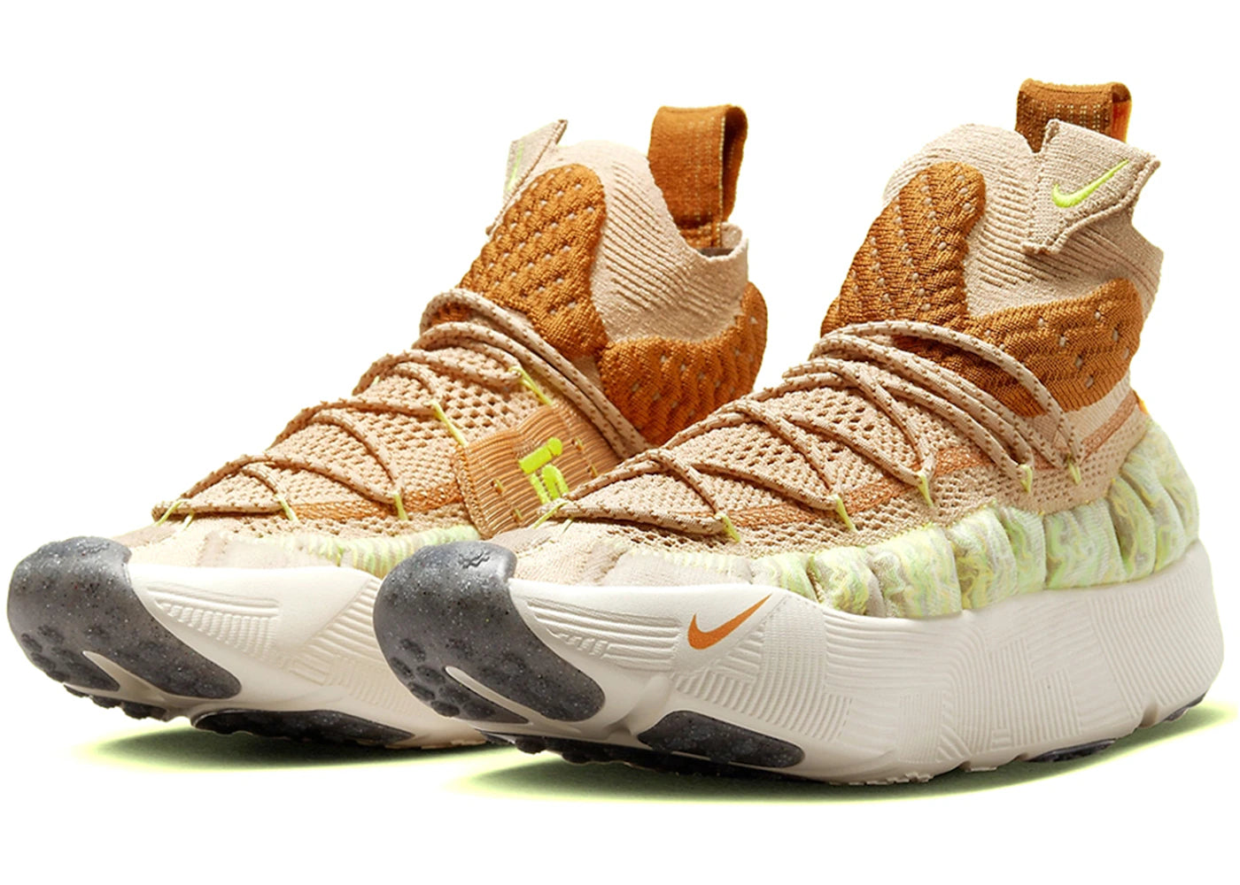 Nike ISPA Sense Flyknit Sesame Desert Ochre - vue secondaire B