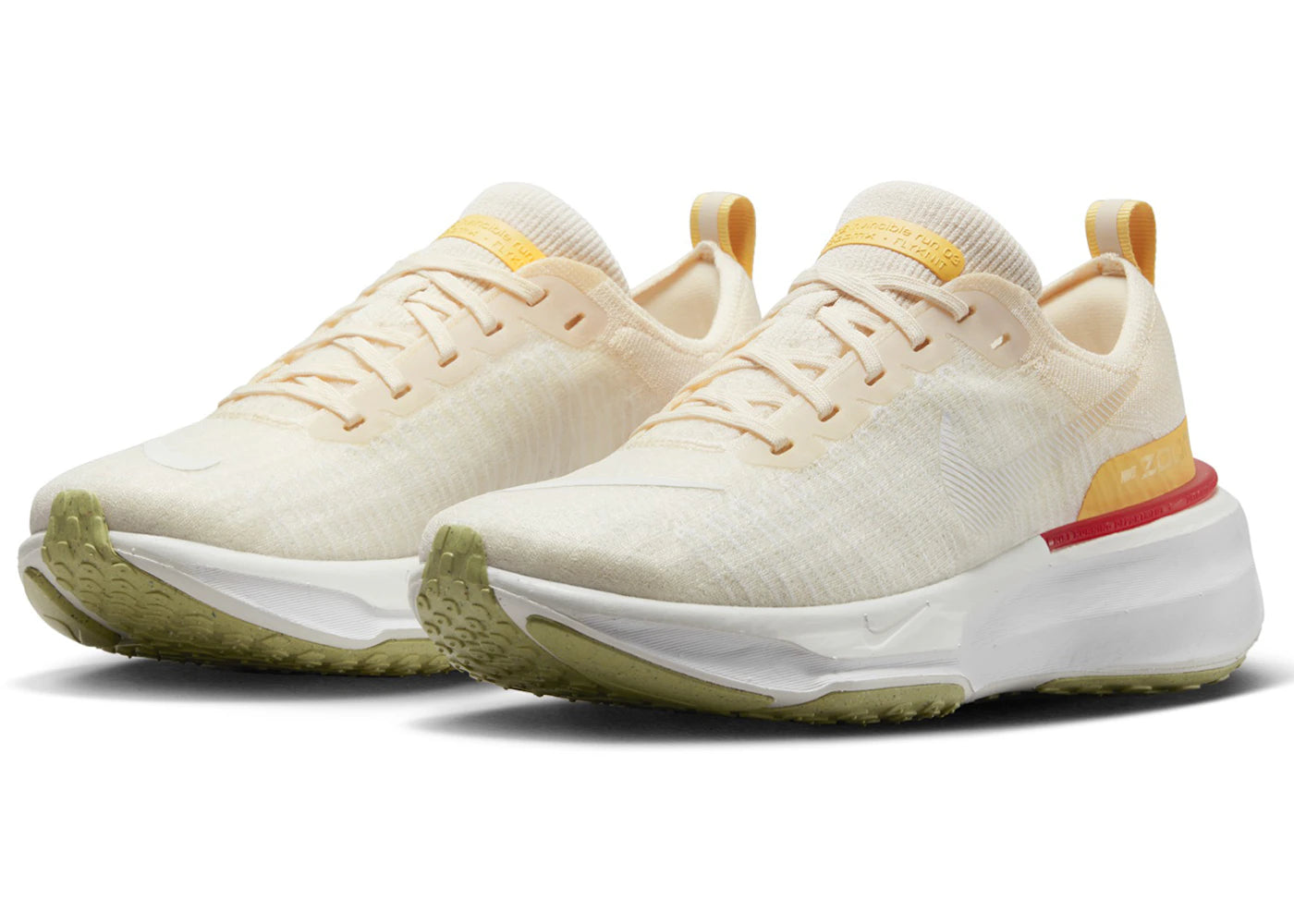 Nike ZoomX Invincible Run 3 Light Cream Topaz Gold Sea Coral (Women's) - vue secondaire A
