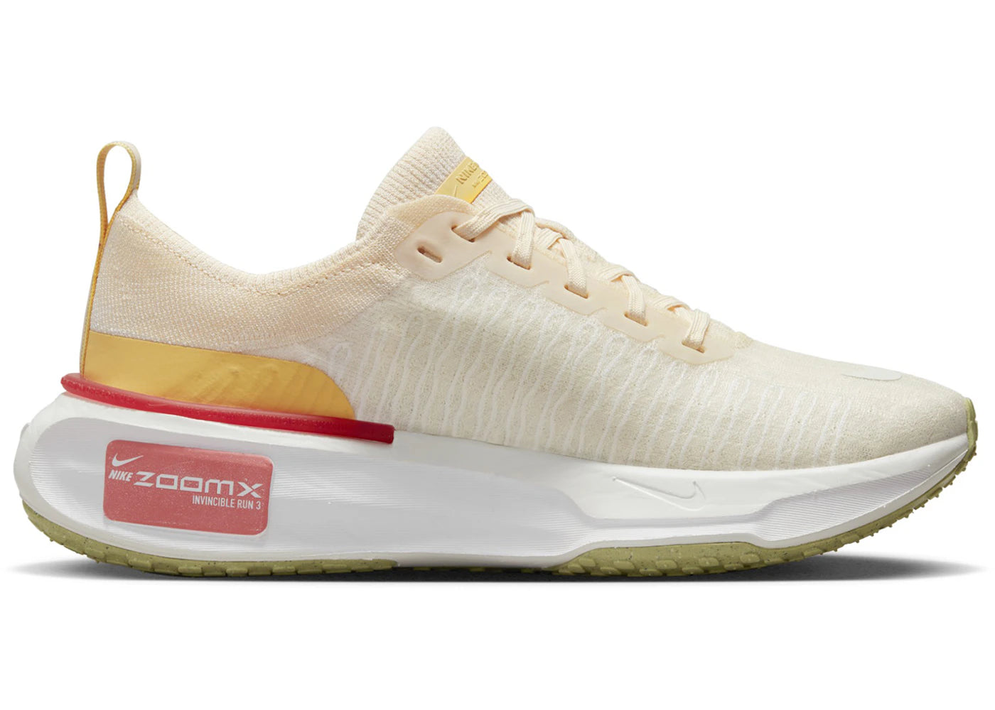 Nike ZoomX Invincible Run 3 Light Cream Topaz Gold Sea Coral (Women's) - vue secondaire B