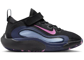 Nike IsoFly Black Midnight Navy Aluminum Playful Pink (PS)