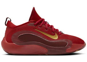 Nike IsoFly Gym Red Team Red Dark Team Red Metallic Gold (GS) - authentic Nike sneakers