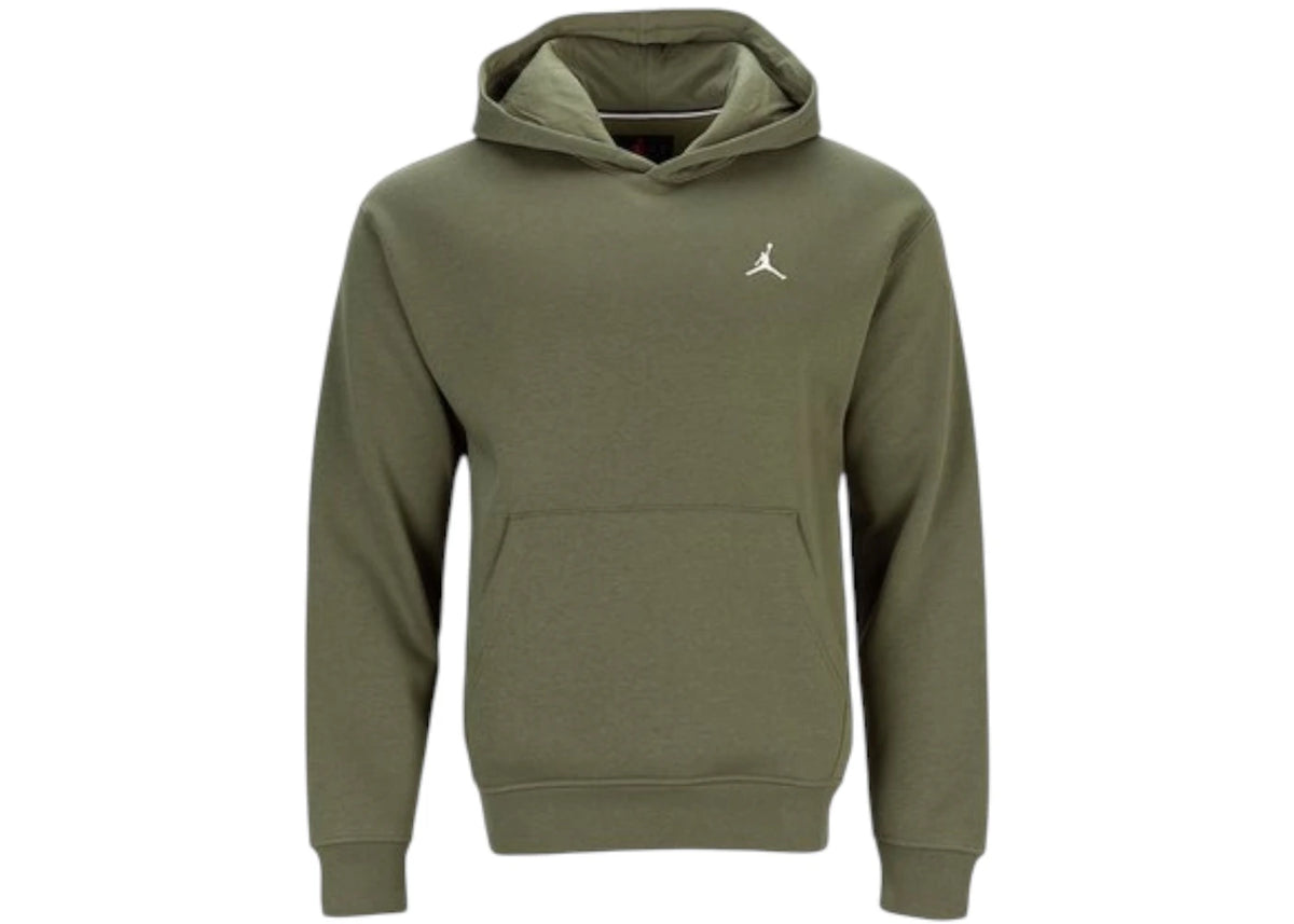 Nike Jordan Brooklyn Fleece Hoodie Medium Olive/Sail - vue secondaire A