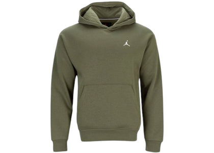 Nike Jordan Brooklyn Fleece Hoodie Medium Olive/Sail - apparel view 2