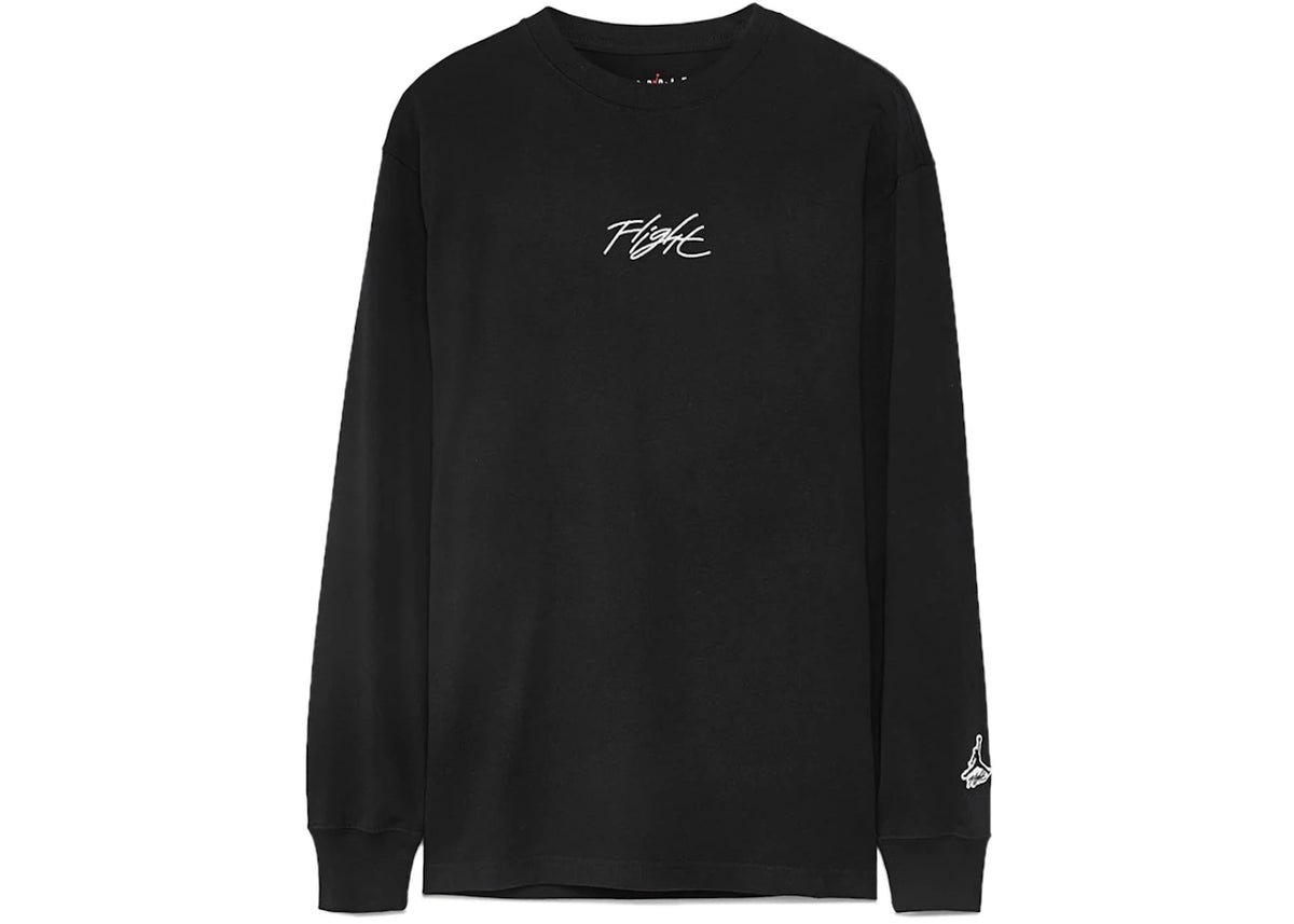 Nike Jordan Flight Essentials Long Sleeve Tee Black - vue secondaire A