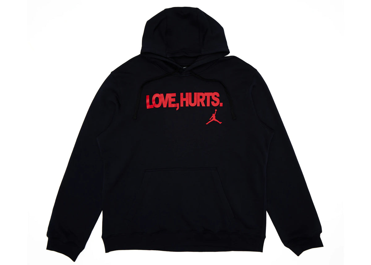 Nike Jordan Jalen Hurts Love Hurts Hoodie Black - vue 360