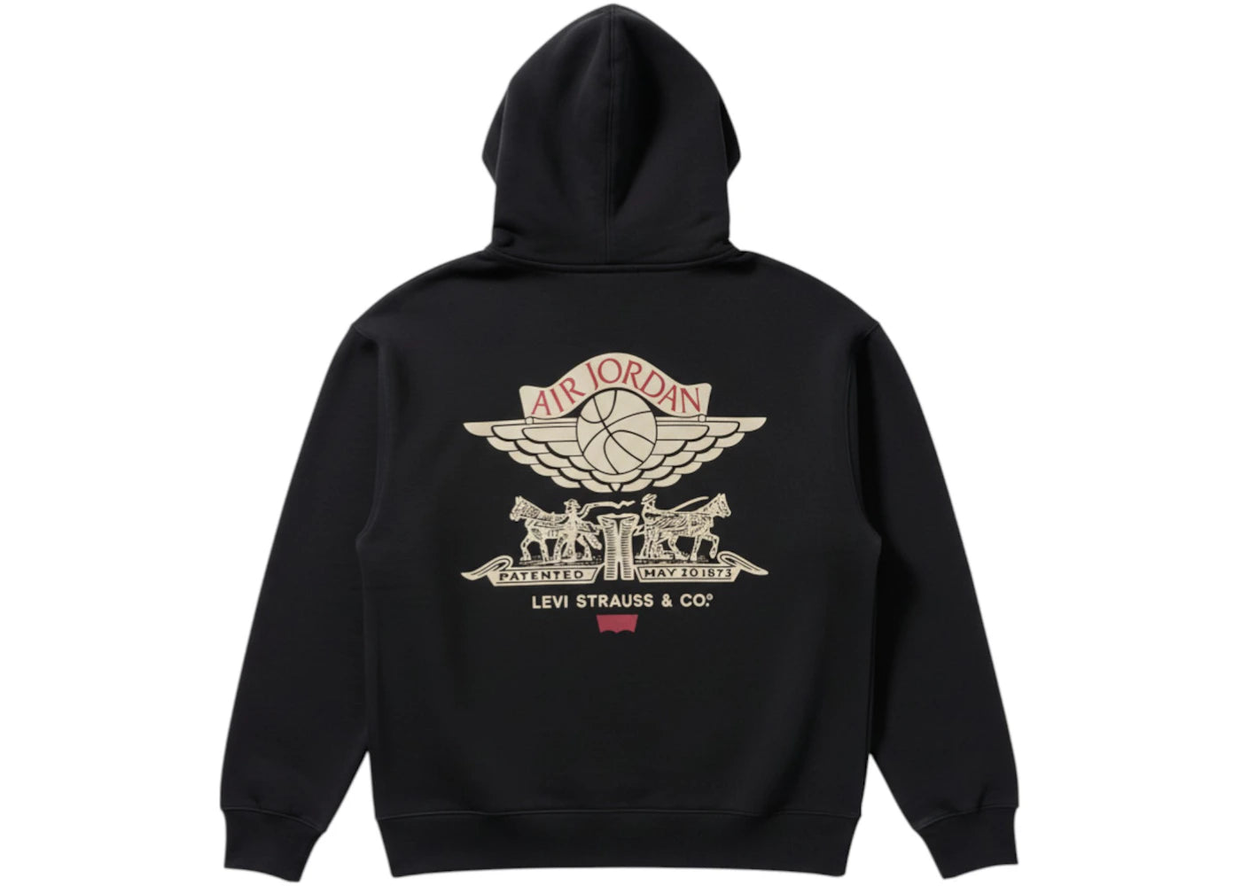 Nike Jordan x Levi's Full Zip Hoodie Black - vue secondaire A