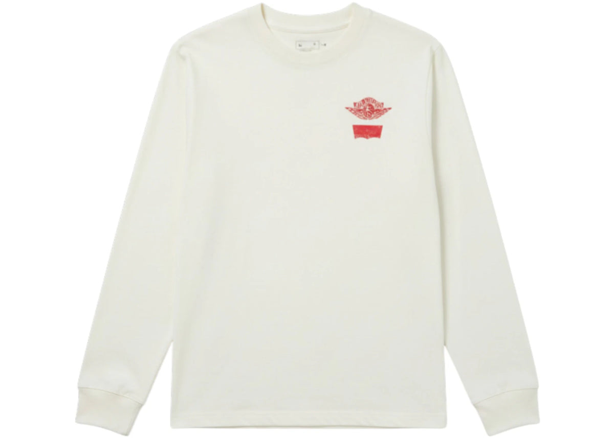 Nike Jordan x Levi's L/S Tee White - vue secondaire B