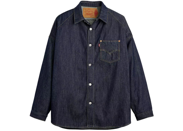Nike Jordan x Levi's Overshirt Jacket Indigo Wash Blue