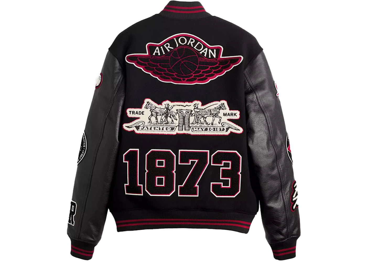 Nike Jordan x Levi's Varsity Jacket Black - vue secondaire B