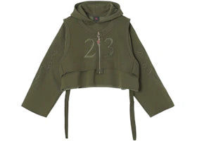 Nike Jordan x Teyana Taylor Women's Fleece Hoodie Rough Green