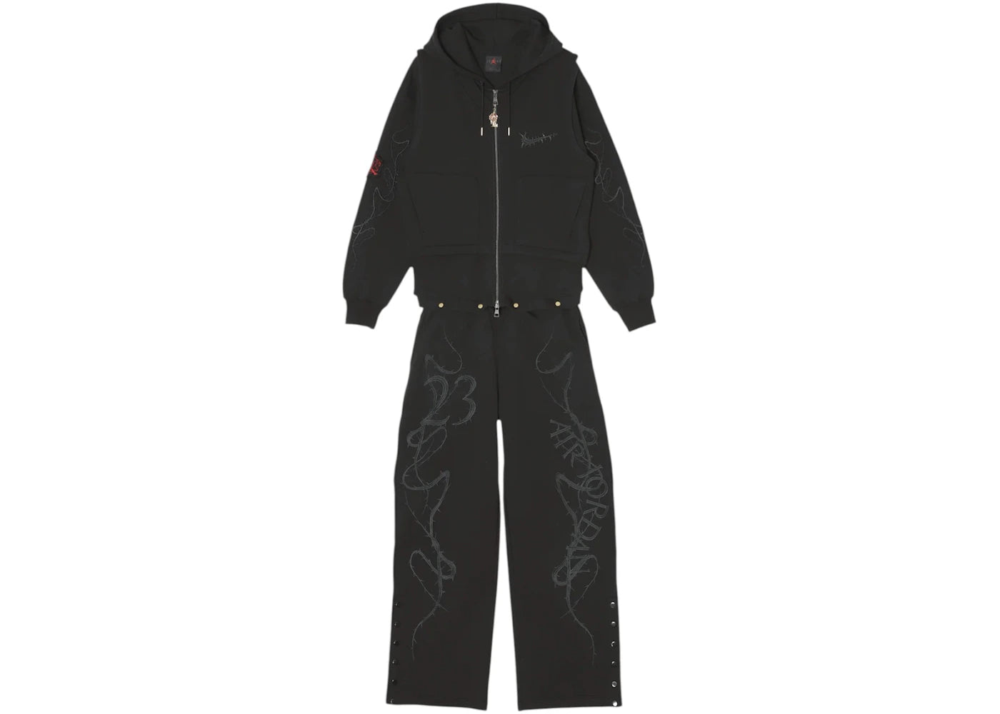Nike Jordan x Teyana Taylor Women's Jumpsuit Black - vue secondaire A