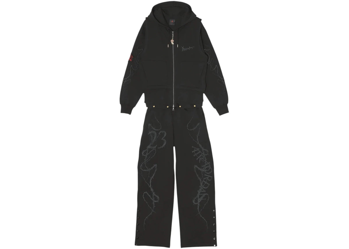Nike Jordan x Teyana Taylor Women's Jumpsuit Black - vue 360