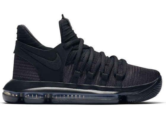 Nike KD 10 Blackout (GS) sneakers - authentic Nike shoes