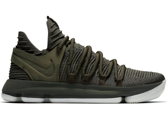 Nike KD 10 Olive sneakers - authentic Nike shoes