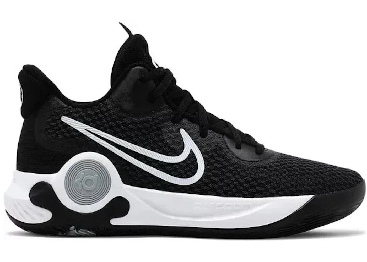 Nike KD Trey 5 IX Black White - vue secondaire A